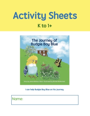 The Journey of Budgie Boy Blue Activity Sheets
